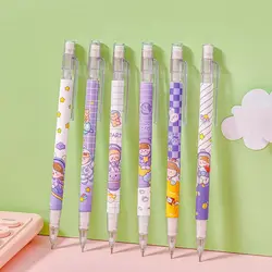 Cute Astronaut Animal Mechanical Pencil - 0.5mm Automatic Writing Tool (YELLOW)