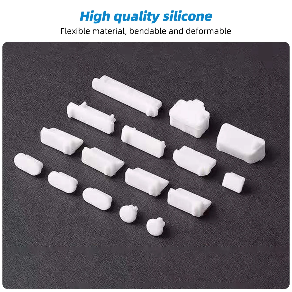 Silicone Dustproof Cap for USB Ports - Universal Dust Plug for Laptops and PCs