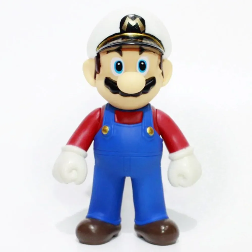 Boneca Super Mario Bros para crianças, jogo Luigi, área de trabalho  periférica, modelo de carro, decoração, brinquedo, 12cm - AliExpress