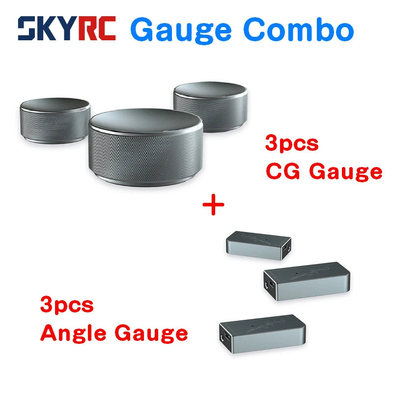 

SkyRC Angle Gauge & CG Gauge Combo Bulit-in Battery Support bluetooth APP Control Real-time Display for RC Airplane