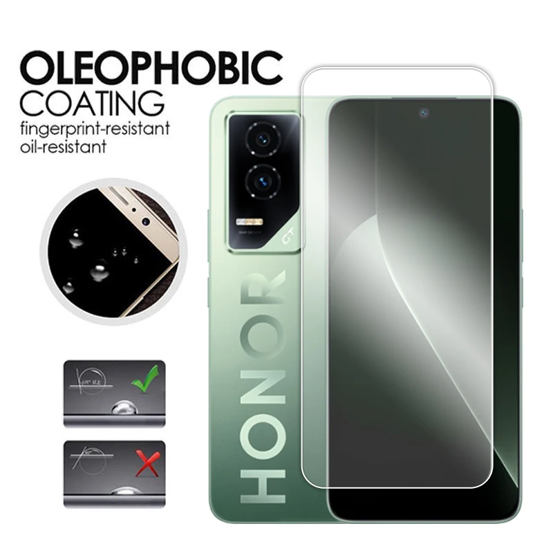 Clear Full Glue Tempered Glass Screen Protector with Lens Film