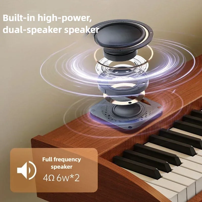 Adult Electronic Piano Beginners 88-key Digital Piano Portable Musical Keyboard Professional Flexible Children Electronic Organ