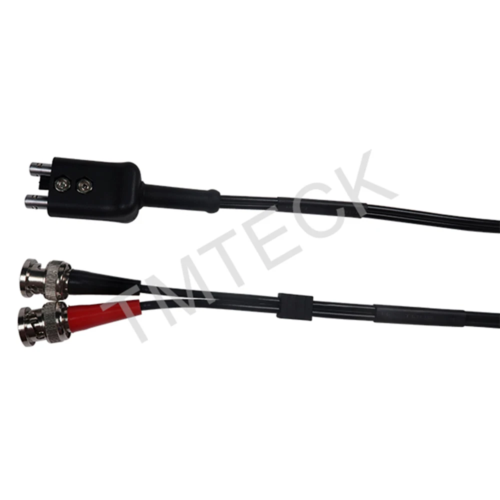 TMTeck-made ultrasonic Cable compatible with style LEMO 00 Plug to BNC ultrasonic Cable for flaw detector