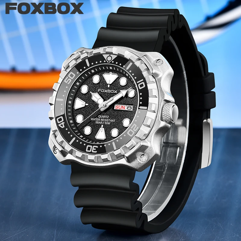 LIGE Top Brand Luxury Men's Watch Fashion Waterproof Luminous Quartz Watches for Men Casual Sport Rotating Bezel Man Clocks Date