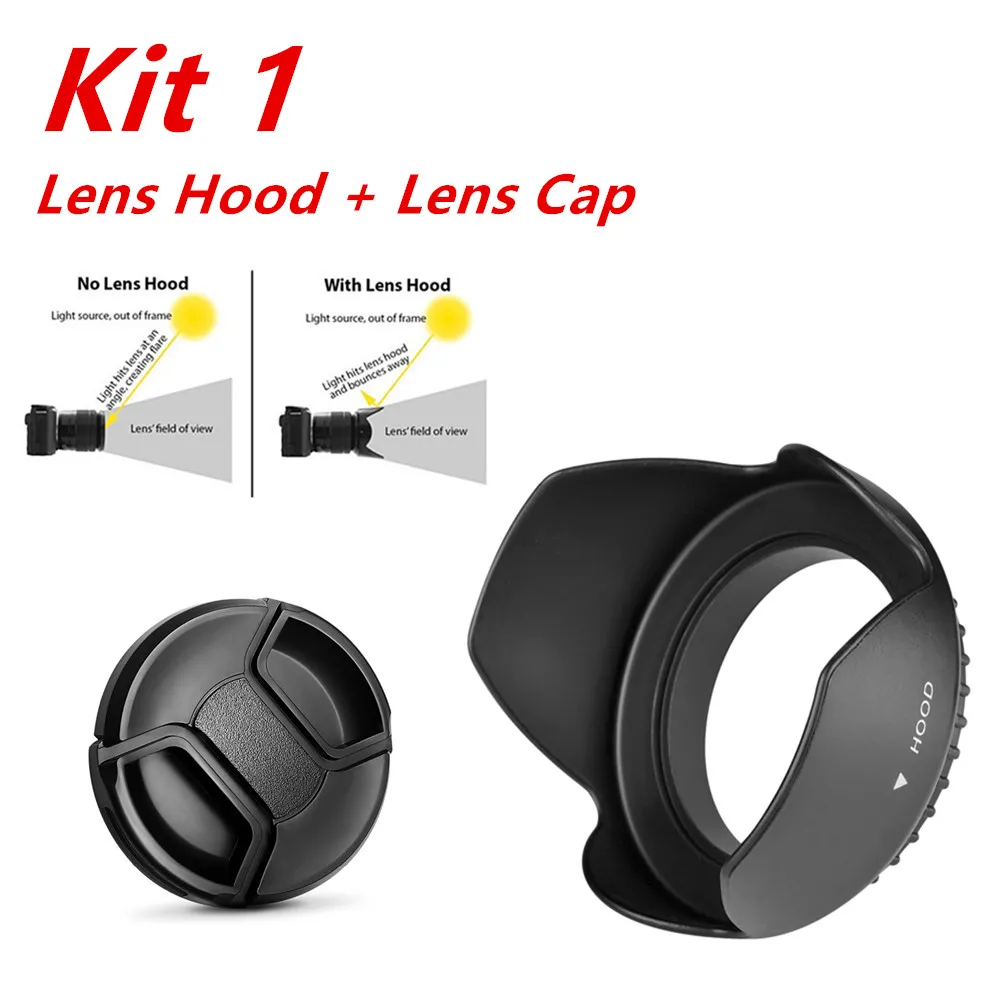 37mm 49mm 52mm 58mm 67mm 72mm 77mm 82mm Copriobiettivo Per - Foto 6