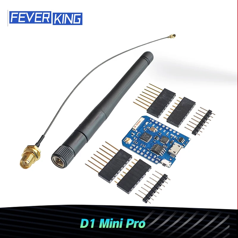 

Новинка D1 для WEMOS Mini Pro 4M/16M байт внешний антенный разъем на основе NodeMCU ESP8266 ESP-8266EX CP2104 WIFI макетная плата