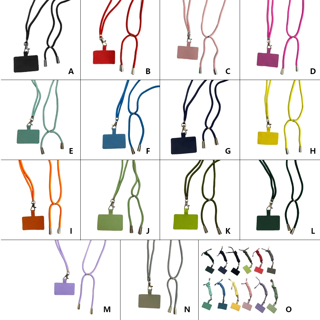 Universal Phone Anti-lost Lanyards DIY Cellphone Removable Neck Strap For Mobile Phone Accessories Cell Phone Rope Neck Straps
