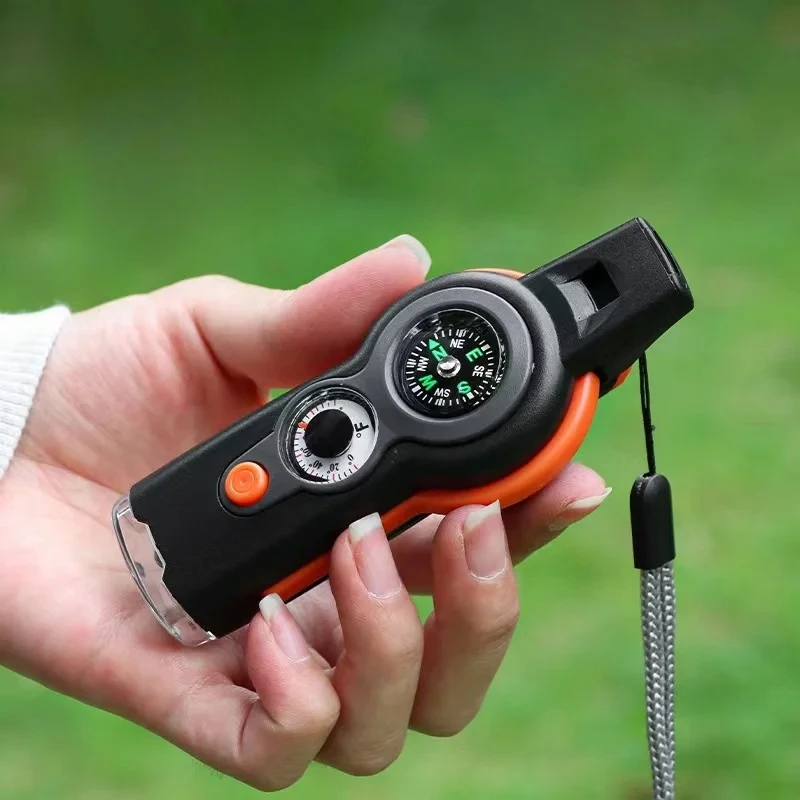 7-In-1 Multi-Function Whistle Survival Safety