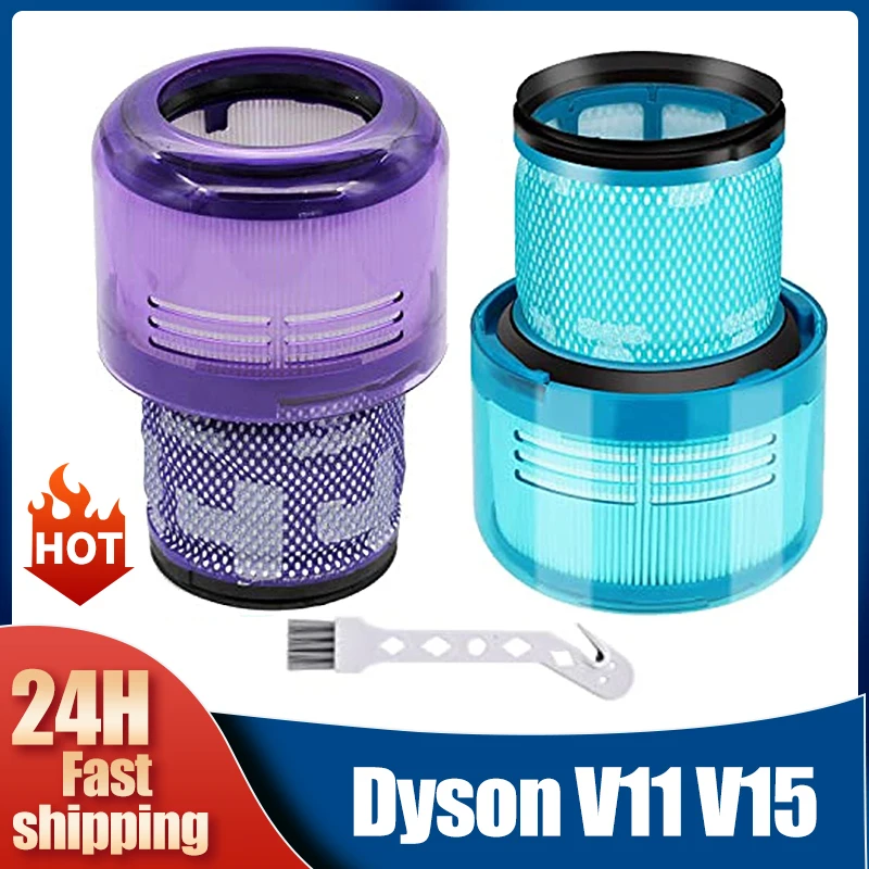 2 Paquet Lavables Réutilisables Filtre de Remplacement pour Dyson V11 V15  SV14 Cyclone Animal Absolute Total Clean Aspirateur - Cdiscount  Electroménager