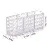 Diamond Patterned Mirror Cabinet Storage Box, Bathroom, Bathroom, Cosmetics, Lipstick Storage Rack DROPSHIPPING 4