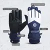 WRELS Winter Unisex Snowboard Ski Gloves PU Leather Non-slip Touch Screen Waterproof Motorcycle Cycling Fleece Warm Snow Gloves 3