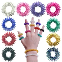 10pcs/Lot Finger Massage Ring Acupuncture Ring Health Care Body Massager Relax Hand Massage Tool