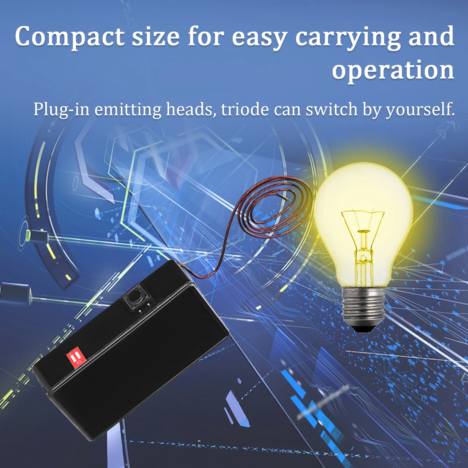 High Frequency EMP Generator Electromagnetic Pulse Generator Fingerprint Lock Detector LightBulb Detector