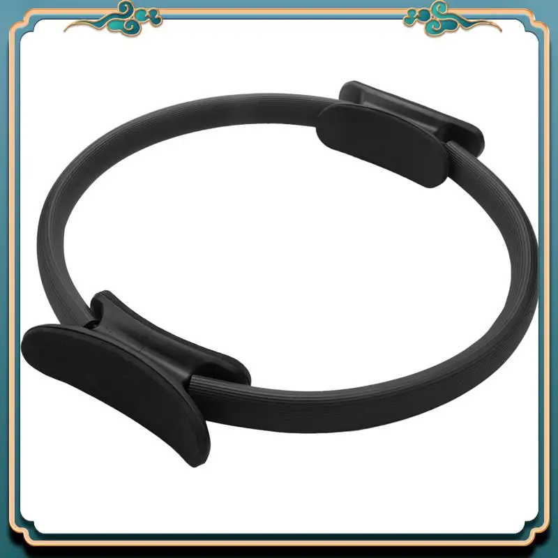 Latest Pilates Ring Magic Circle Body Sport Exercise Fitness Strength Yoga Tool-Black