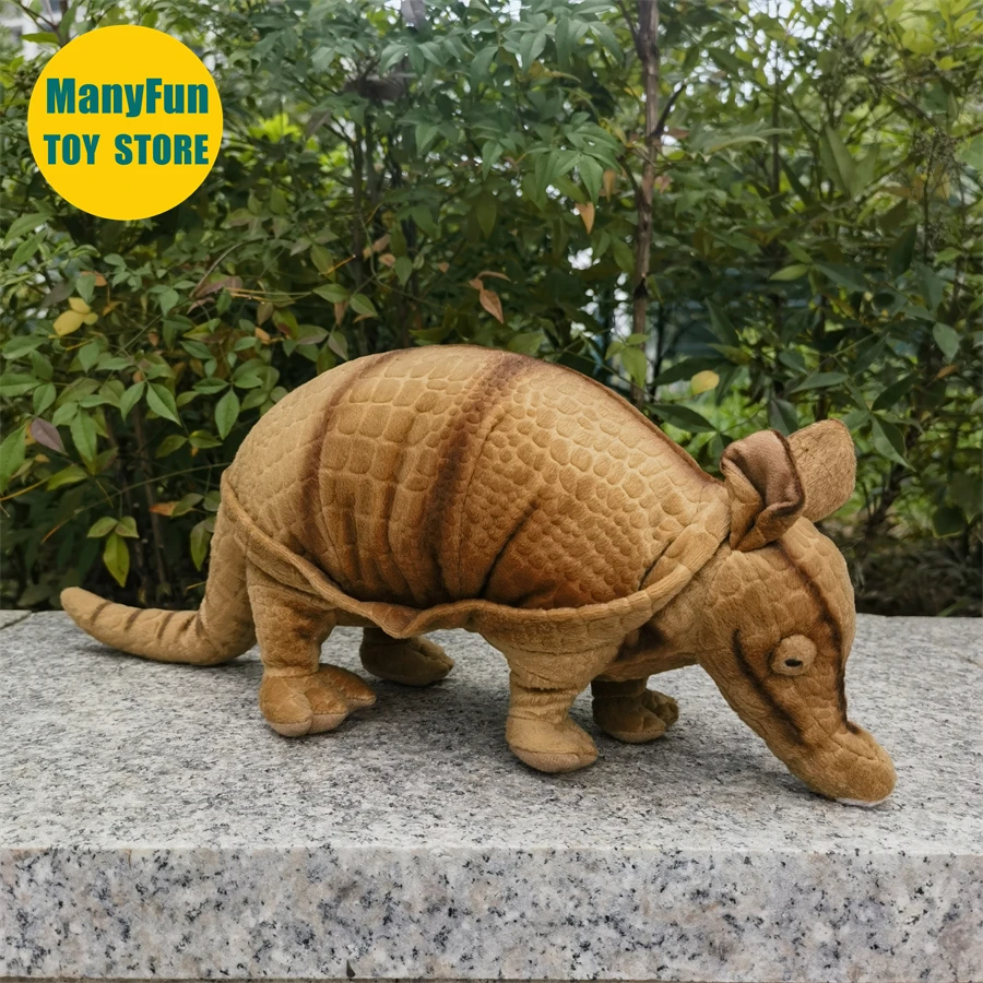 Realistic Armadillo High Fidelity Pangolin Plushie Tatouay Plush Toys Lifelike Animals Simulation Stuffed Doll Kawai Toy Gifts 4