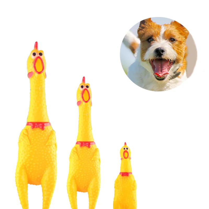 Pets Dog Squeak Toys Screaming Chicken Squeeze Sound Toy Super Durable