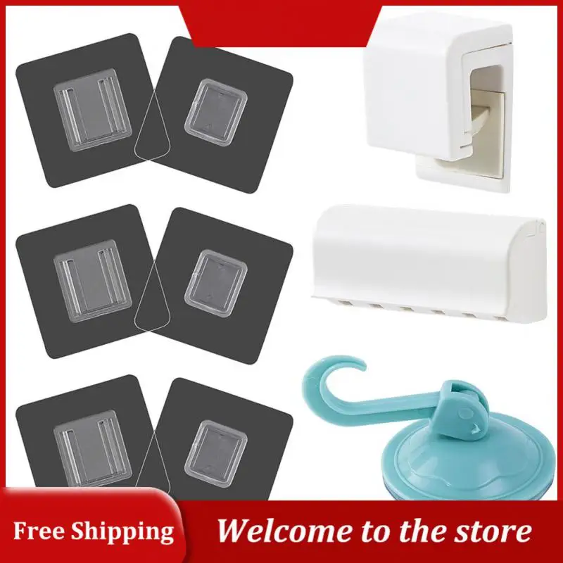 

Snap Hook Toothbrush Save Space Toothpaste Holder/toothbrush Holder Strong Suction Cup Hook Punch-free Bathroom Accessories Hook
