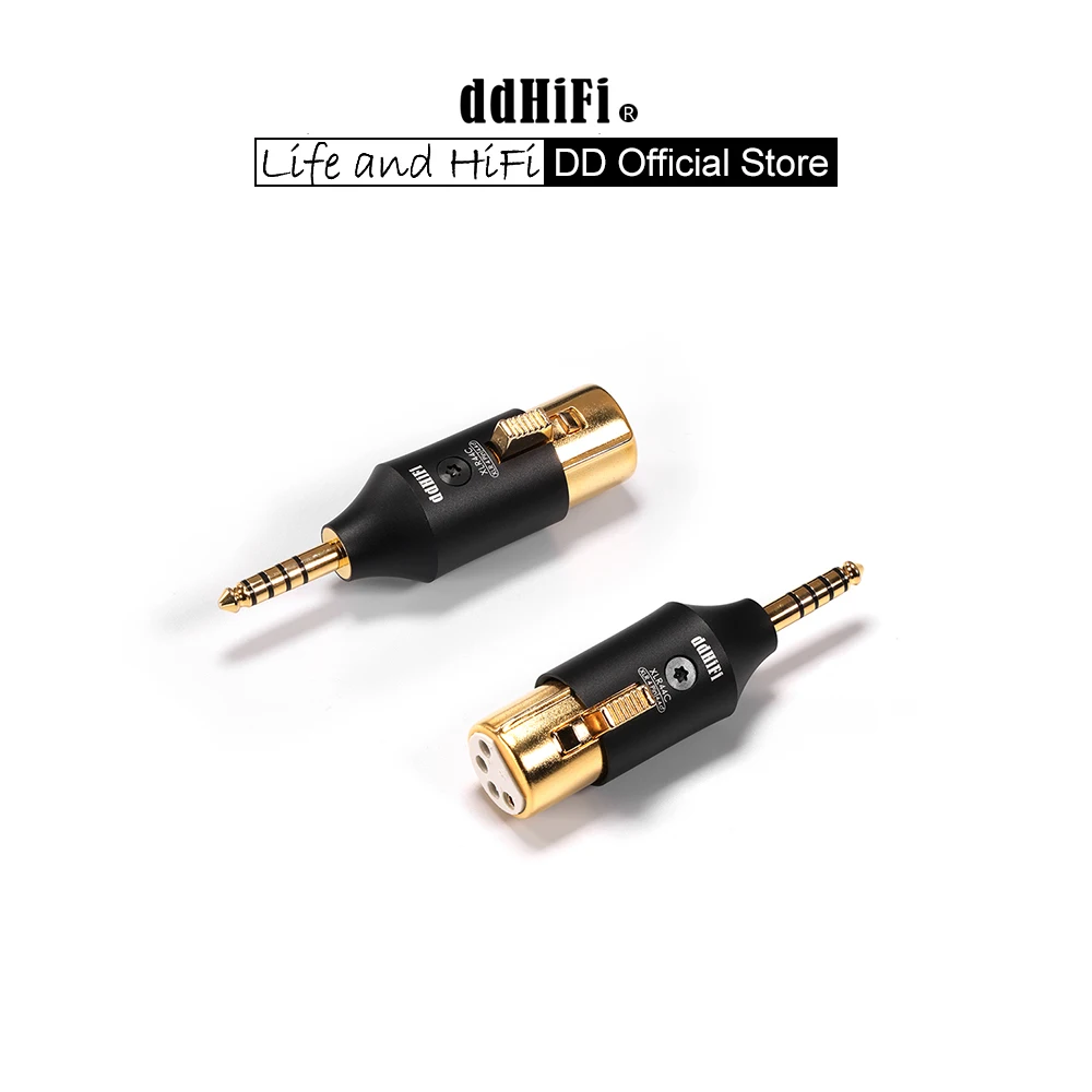 

DD ddHiFi XLR44C Balanced XLR 4Pin to 4.4mm Adapter, Adapt Traditional XLR 4Pin Headphones Cables to 4.4mm Terminated Devices