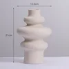 Ins Style Ceramic WhiteVase Decoration Spiral Vase Modern Home Decoration Flower Pot Vase Decoration Home Living Room Decoration 5
