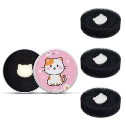Compact Makeup Brush Cleaner Kit with Quick - Dry Sponge System and Refill Set (1 SET)