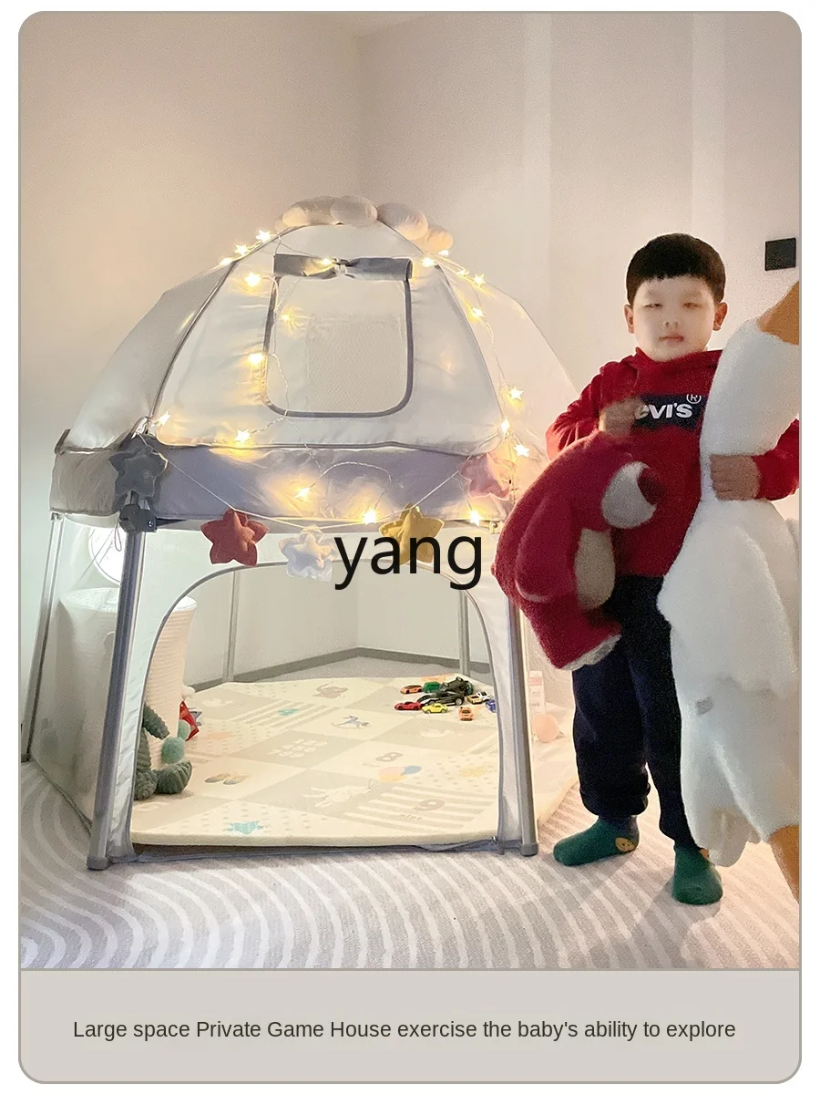 CX Installation-Free Baby Fence Small Apartment Baby Indoor Household Game House Children Folding Protective Grating