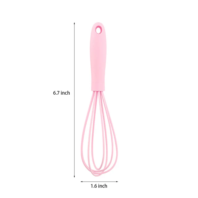 5 Pack Mini Silicone Whisks Small Hand Whisk Rubber Cooking Whisk Stainless  Steel Non Stick Kitchen Whisk Gadgets - AliExpress