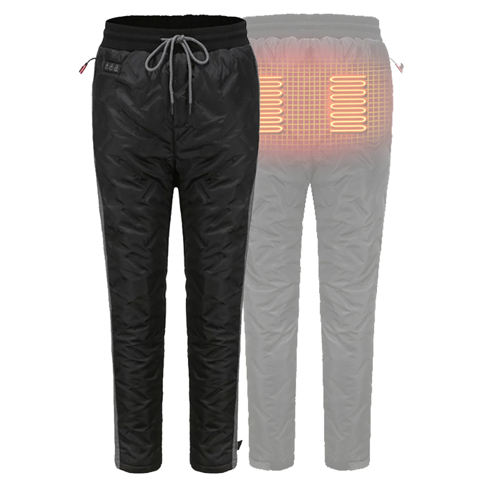 Pantalones térmicos con Control de temperatura para ciclismo, pantalones  térmicos con calefacción eléctrica de 8 zonas para invierno, para acampar