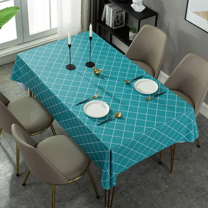 

PVC tablecloth hot-proof waterproof oil-proof non-washing manufacturers round tablecloth decoration gray22