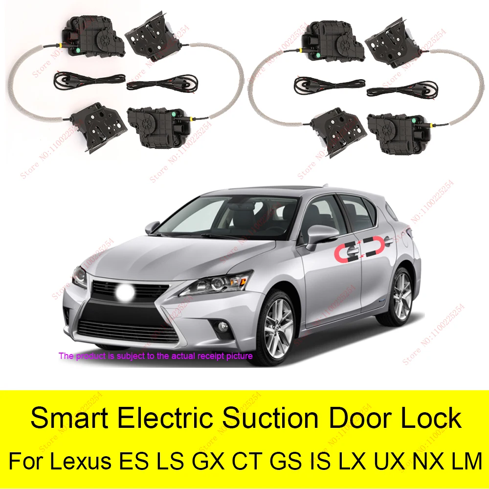 

Умный автоматический Электрический дверной замок на присоске для Lexus ES RX LX NX IS GS LX570 LM, автоматический мягкий закрытый супер тихий автомобильный дверь