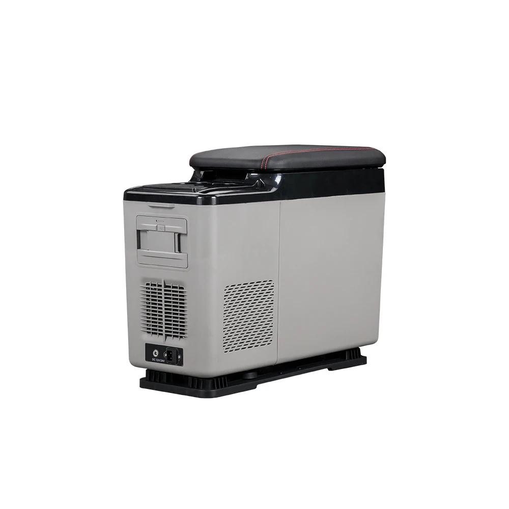 Alpicool CF15 Portable Armrest Fridge Compressor 12V/24V Mini Freezer with Cooling Function Durable Plastic SUV Luxury Cars