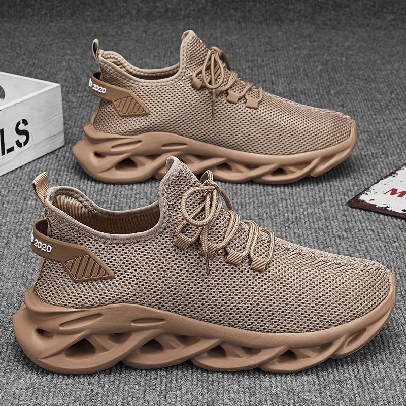 YUYIN Men's Sports Shoes Summer Breathable High-Quality Fashion Lightweight Running Tennis Shoes Comfortable Casual Sports Shoes 4