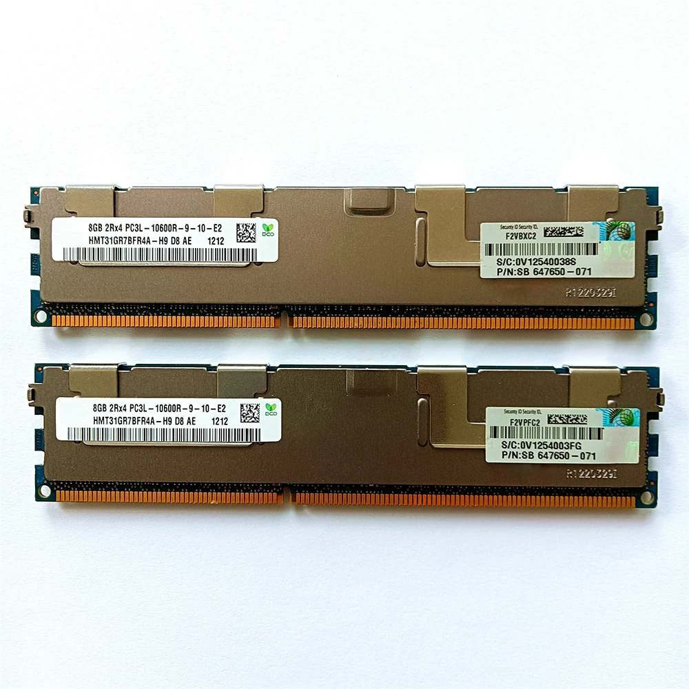 1 Pcs For SK Hynix RAM 8GB 8G 2RX4 1333 DDR3L PC3L-10600R REG HMT31GR7BFR4A-H9 8 1 Pcs For SK Hynix RAM 8GB 8G 2RX4 1333 DDR3L PC3L-10600R REG HMT31GR7BFR4A-H9 - Image 6