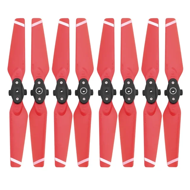 8pcs Propeller for DJI Spark Drone 4730/4732S Quick Release Folding Blades 4730F Replacement Props Spare Parts Accessories - red