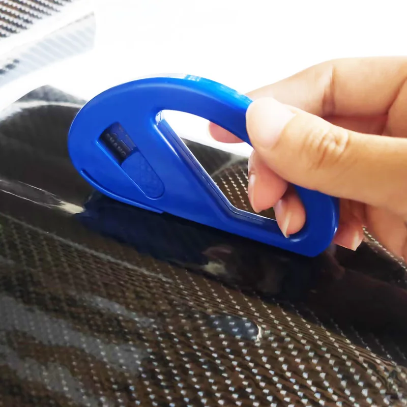 Sicherheit Auto Vinyl Wrap Messer Film Schneiden Werkzeug mit Rasierklinge Carbon Faser Handwerk Messer für Auto Aufkleber Fenster Tönung Papier Cutter – Detail 8
