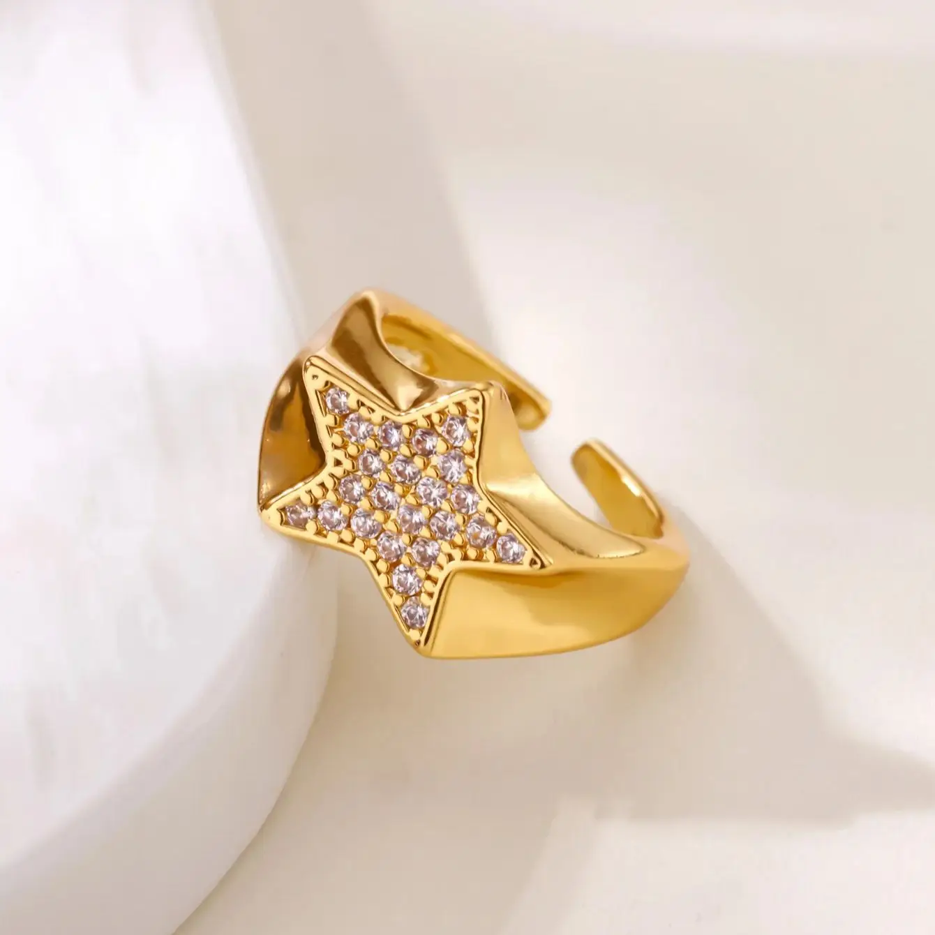 Zircon Star Rings for Women
