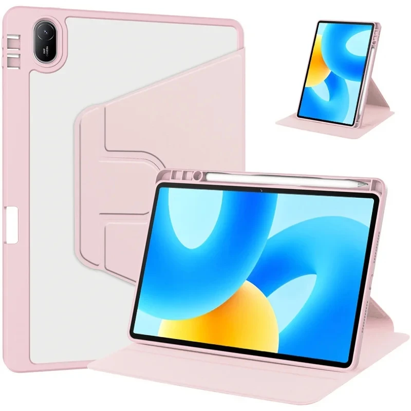 Acrylic Hard Tablet Case with Pen Holder