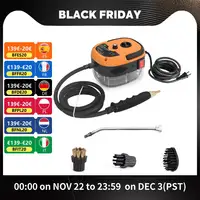 2500W Portable Handheld Steam Cleaner High Temperature Pressurized Steam Cleaning Machine with Brush Heads for Kitchen Furniture 1