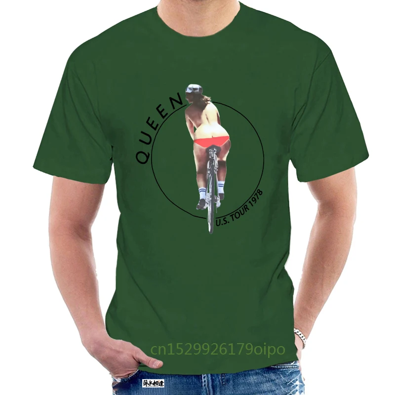 Серая рубашка Queen Fat Bottomed Girls 1978 Tour New Band Merch из чистого хлопка? Футболка 0923R |