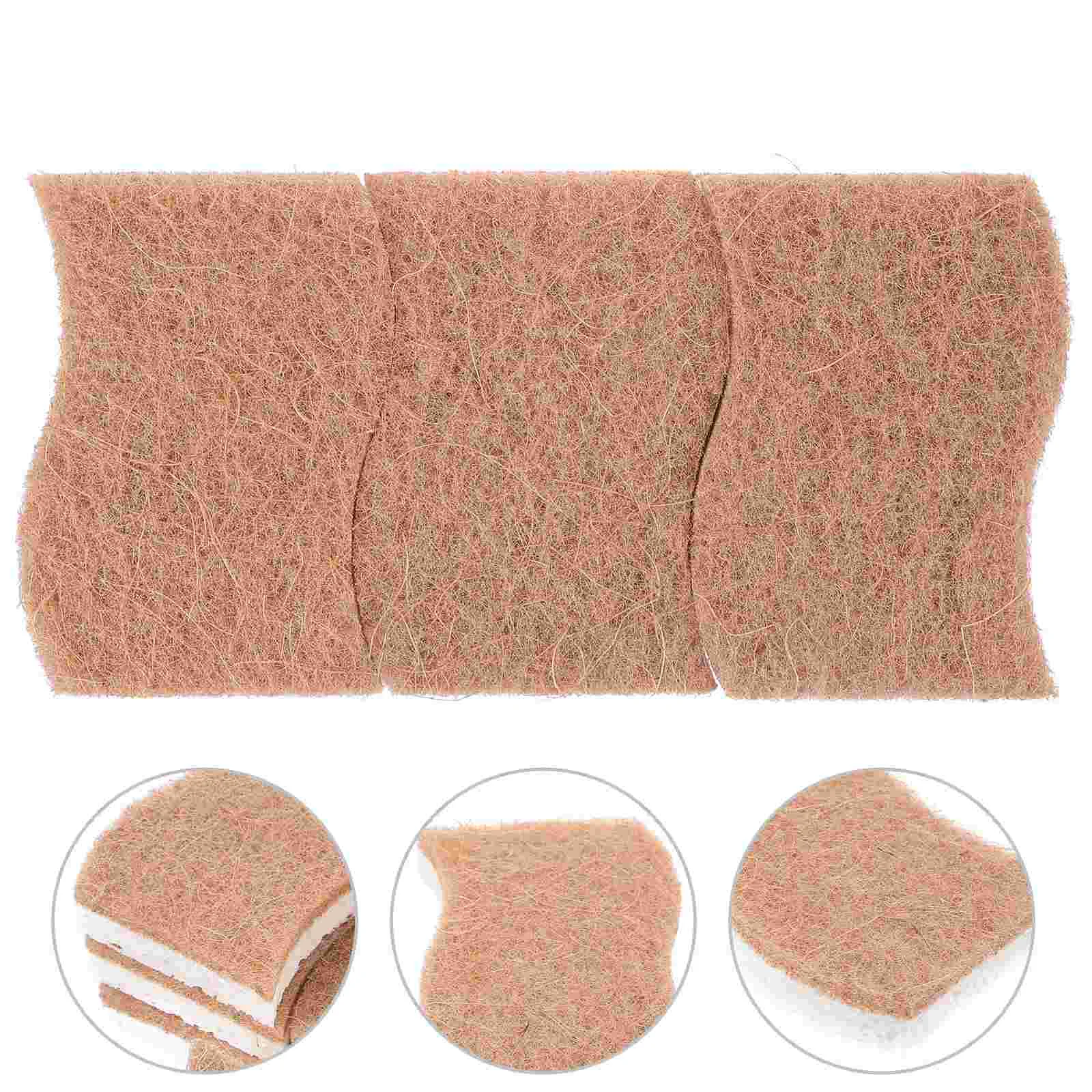 

9 Pcs Work on Kitchen Dish Sponge Replacement Compact Scrub Dedicated Reusable Accessory Natural