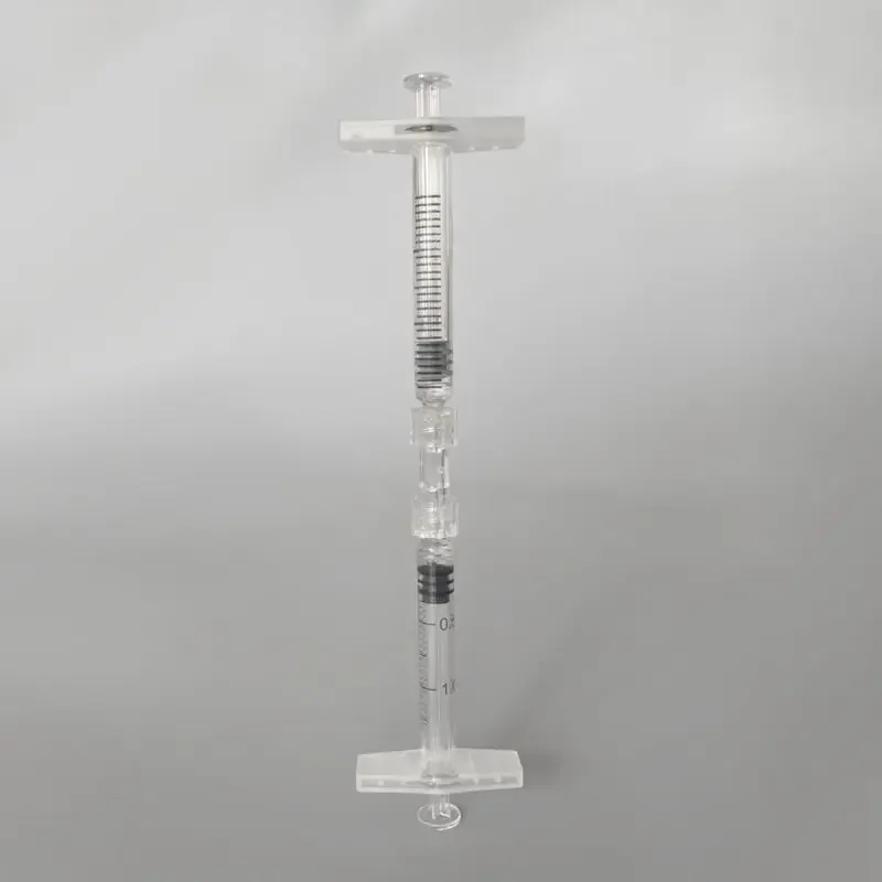Disposable sterile syringe connector leak proof medical female to female adapter connector