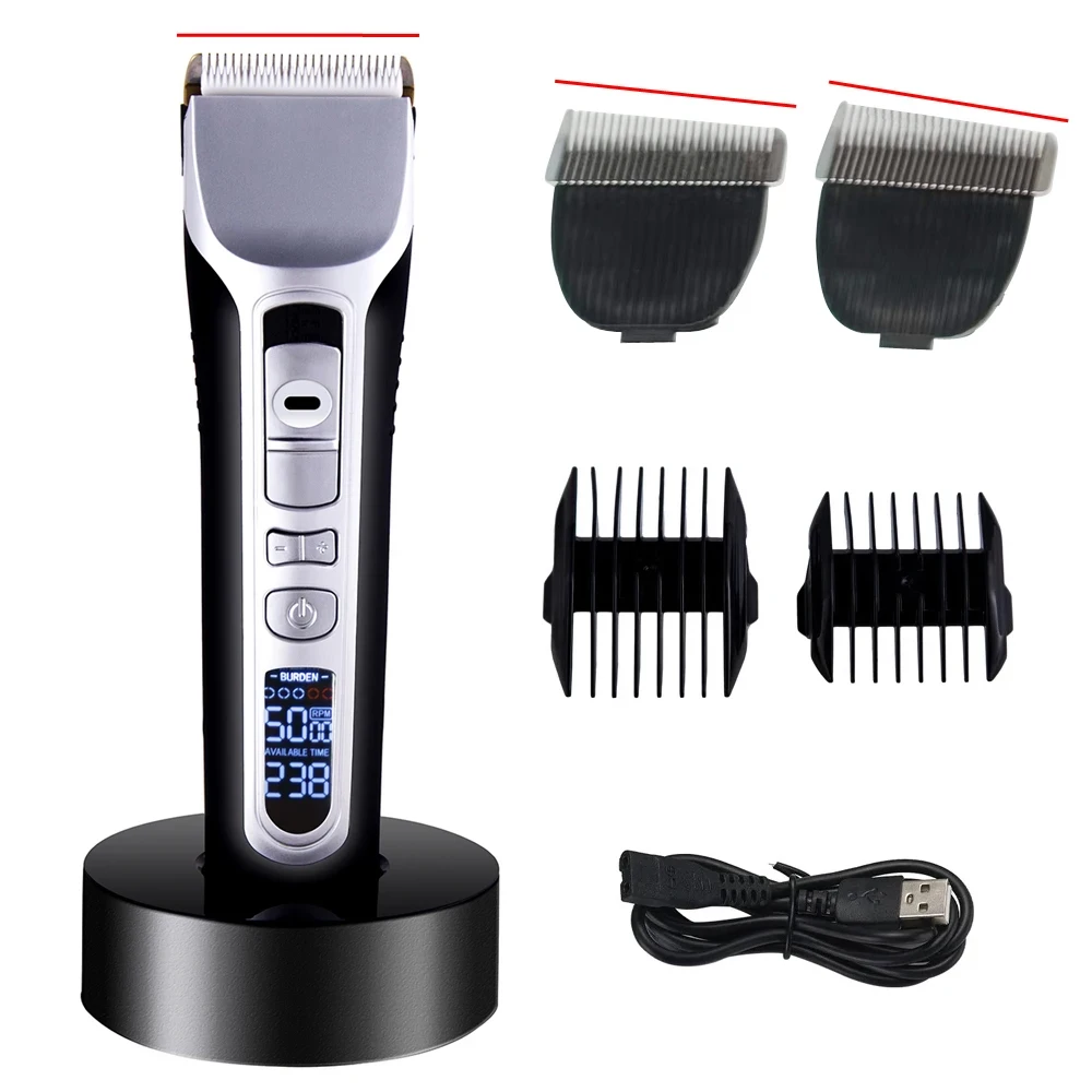 Titânio Cerâmica Lâmina Cabelo Clipper Lâmina