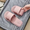 Foldable House Slipper Hotel Travel Shoes Non disposable Non-Slip Portable Home Guest Use Women Slides Flat Salon Homestay Hotel 2