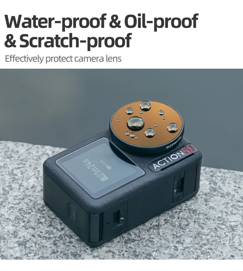 Description Picture 5 of itemLens Filter for DJI OSMO Action 5 Pro/4/3 MCUV CPL ND8/16/32/64 ND8/PL Adjusable Filter Set Action Camera Accessories