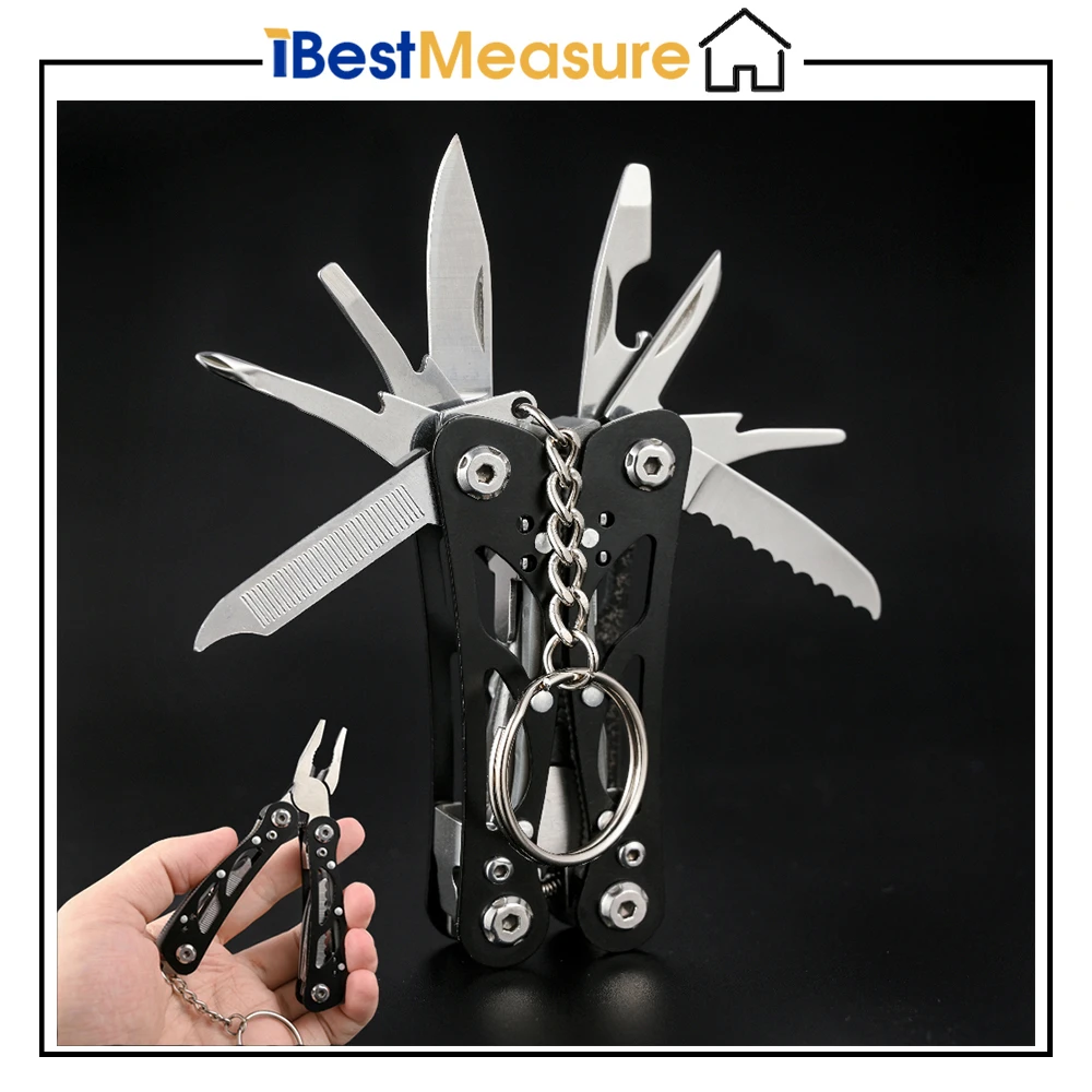 Portable Pocket Multitool 420 Stainless Steel Multitool Pliers Knife