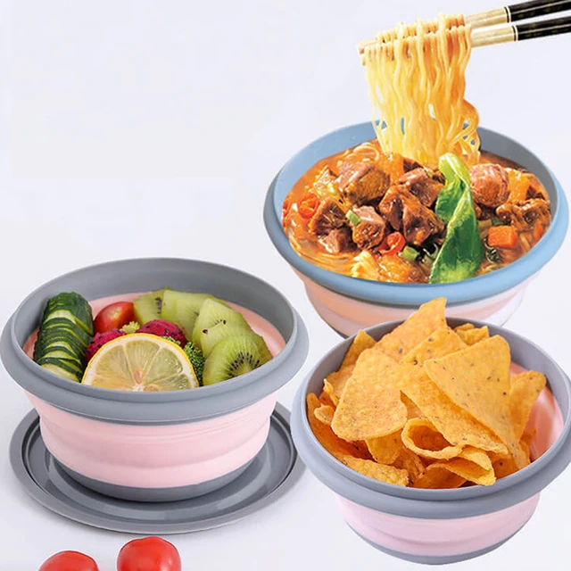 3-Piece Foldable Silicone Lunch Box Set 6
