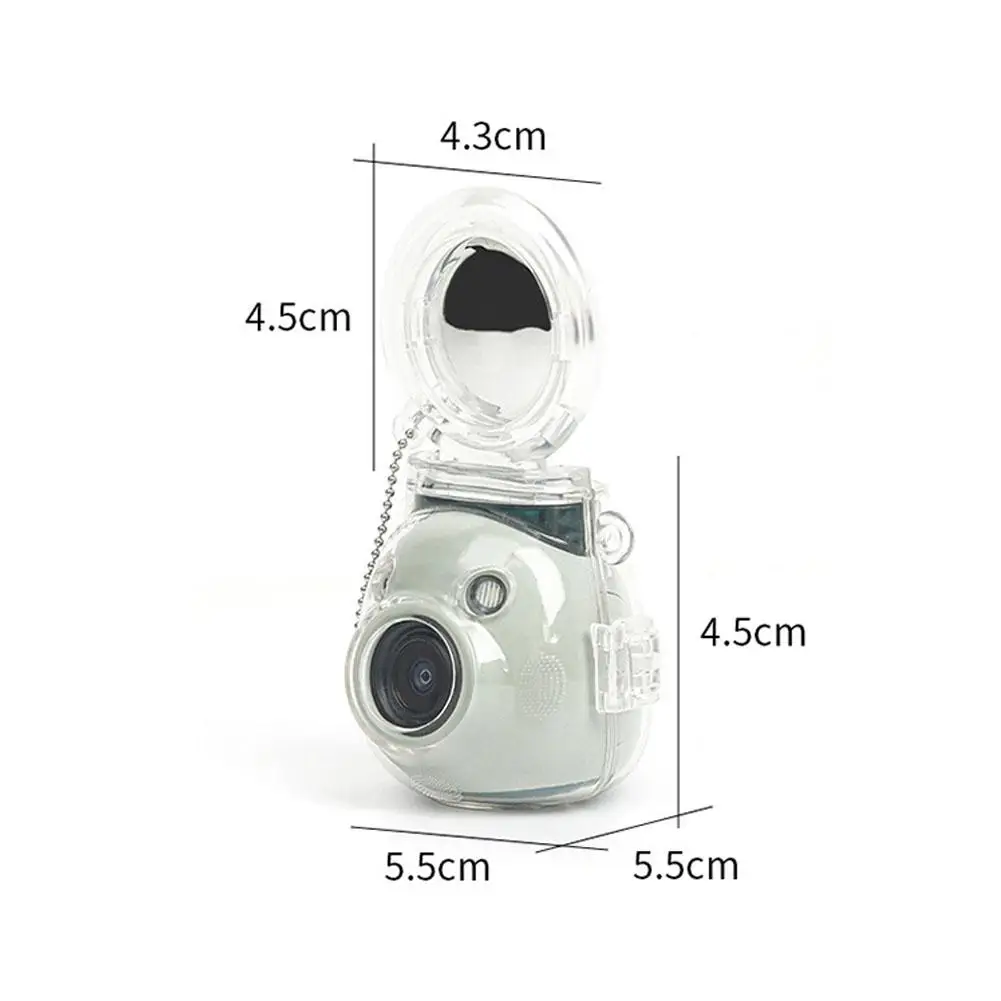 Voor Fuji Camera Instax Pal Crystal Case Anti-Kras Anti-Val Pal Set Met Zelfopnamen Spiegel Transparant Beschermend Omhulsel