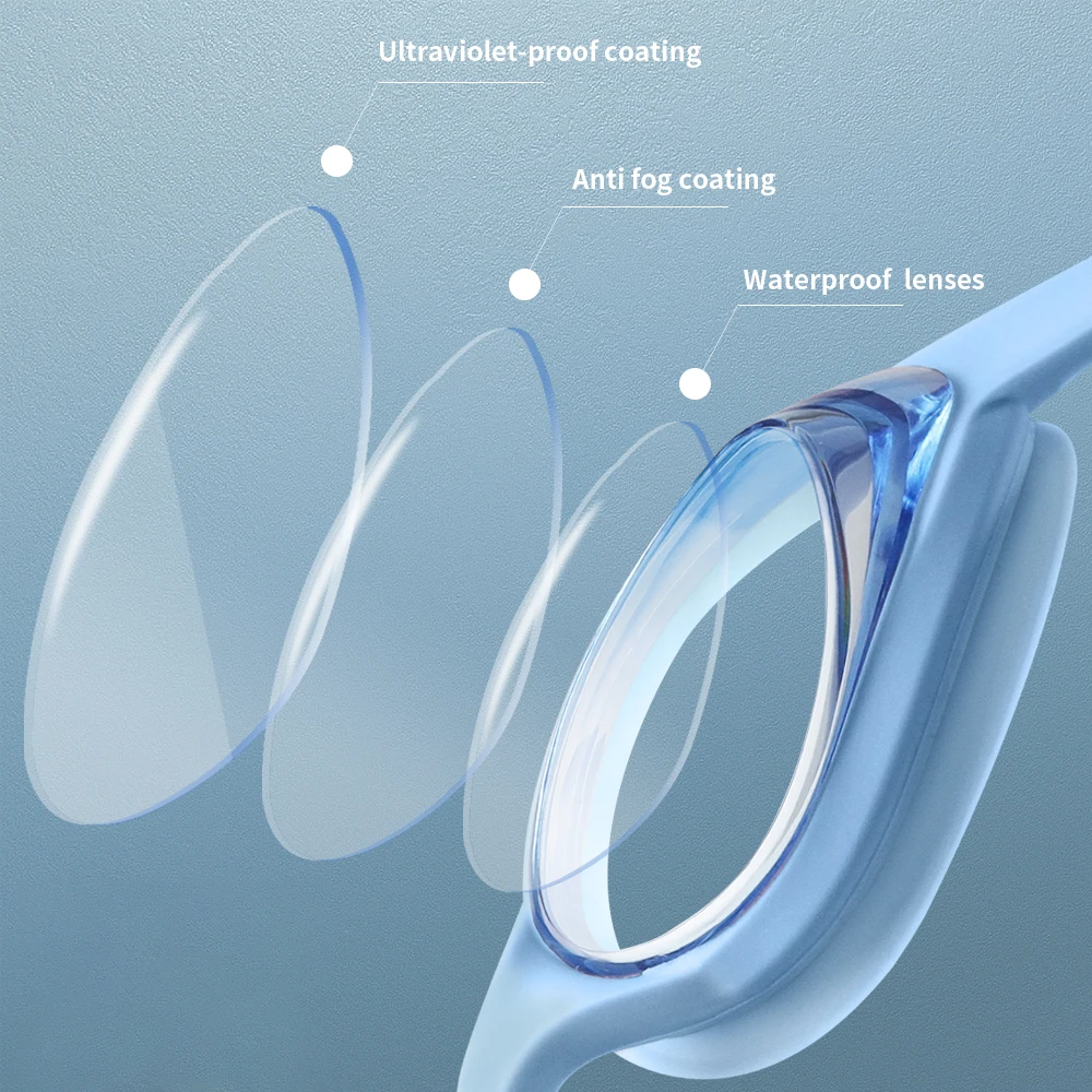 Swimming Goggles Professional Anti Fog Diving Waterproof Adjustable