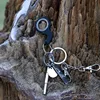 New Spinner Stress Relieving Toys Keychain Metal Idget Toy Kid Fingertip Keyring Finger Fidget Ring Anxiety Boredom Party Gifts 3