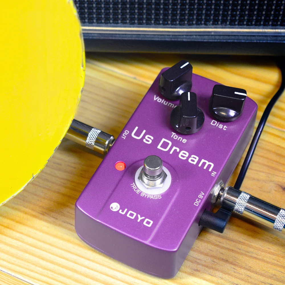 JF-34 US DREAM Distortion Guitar Pedal Simulate Driven Tube Amplifier High Gain