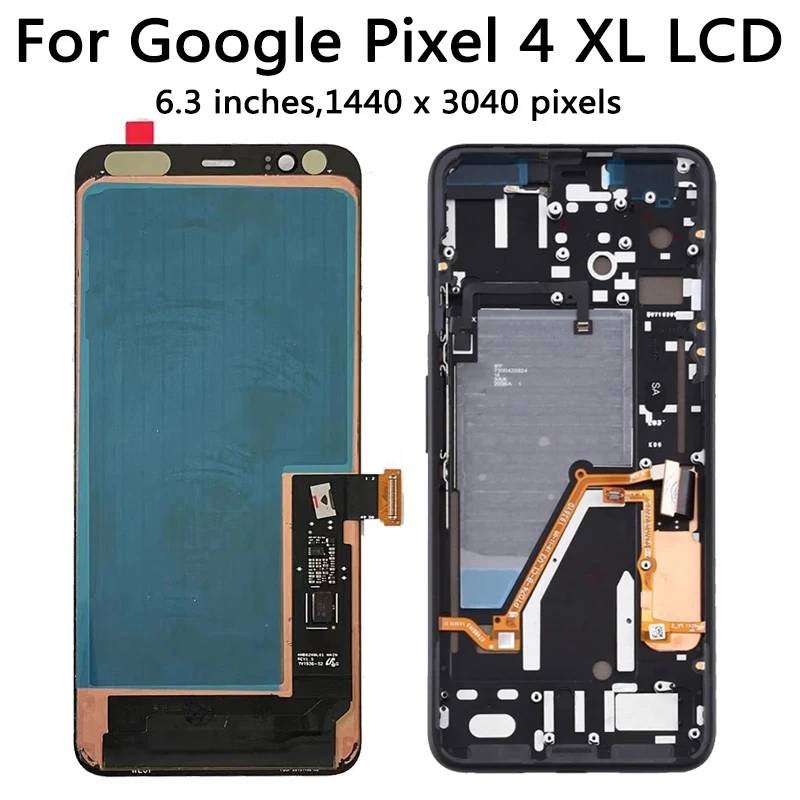 Original LCD For Google Pixel 4 Pixel4 G020M LCD Screen Display+Touch Panel Digitizer Screen For Google Pixel 4 XL 4XL G020P
